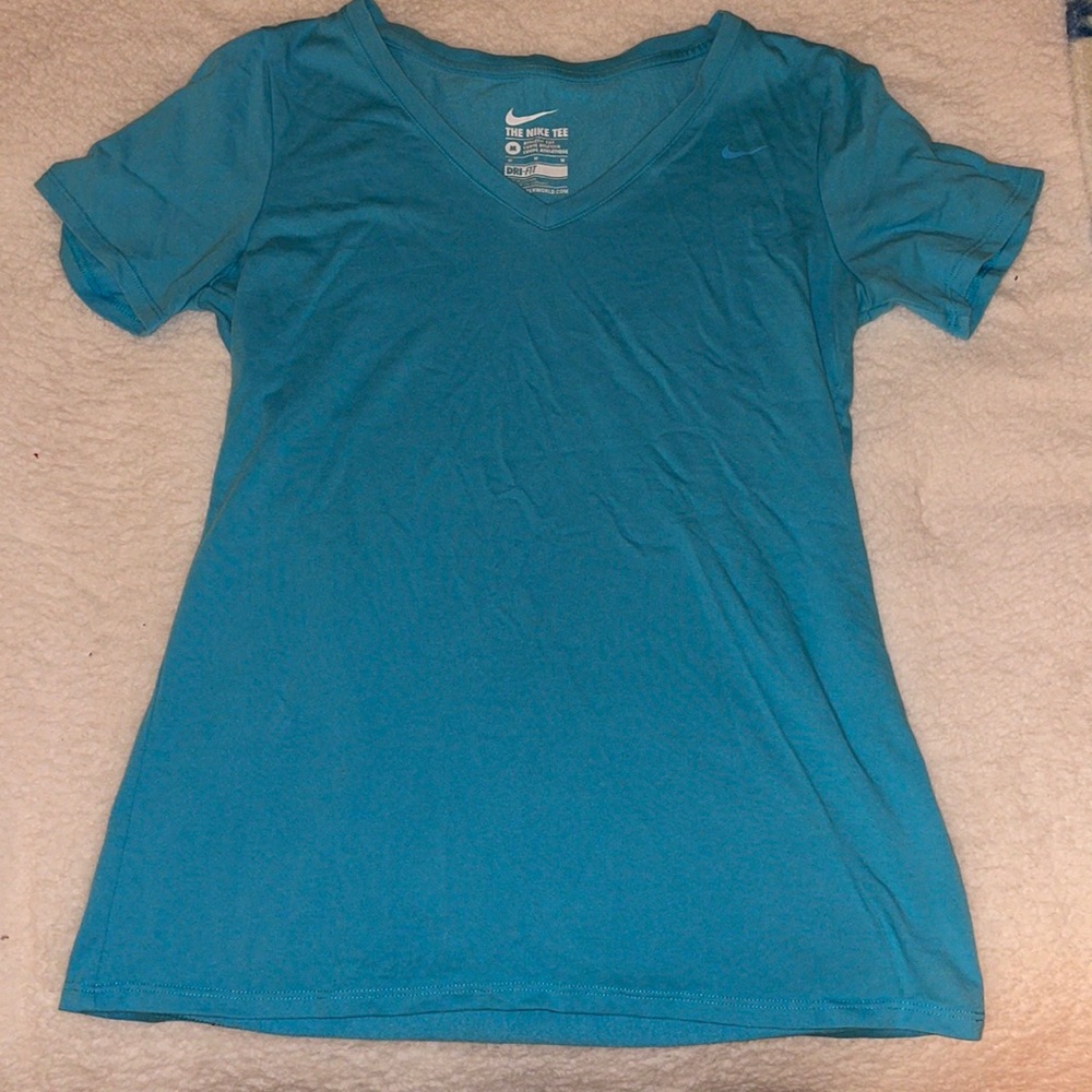 Blue V-Neck Nike Tshirt